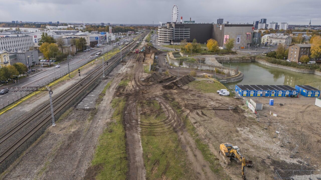 Fotod: Rail Baltica Ülemiste ühisterminali ehitus läks käima thumbnail